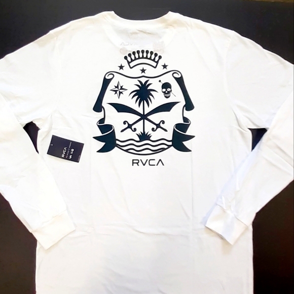 RVCA "ANP DA PIRATE" LG  LONG SLEEVE SHIRT✌ - Picture 1 of 2